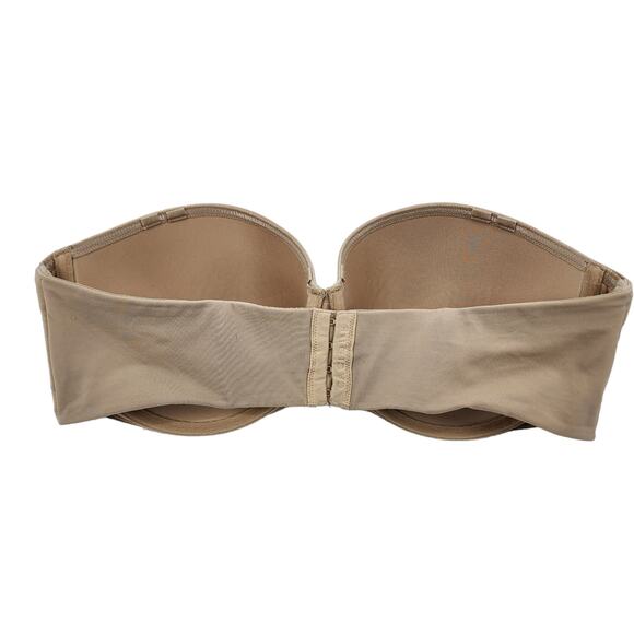 Cacique Multi-Way Boost Strapless Underwire Bra Cafe Mocha Size 40DD - Picture 5 of 6